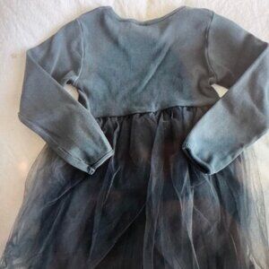 Elegant Gray Kids Casual Dress